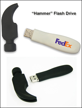 Hammer Shaped Flash Drive